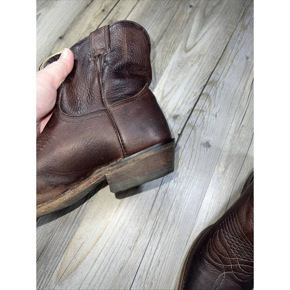 Frye Billy Short Womens Boots Brown Size 8 1/2 Prairie Western  Cottage Core - Picture 10 of 12